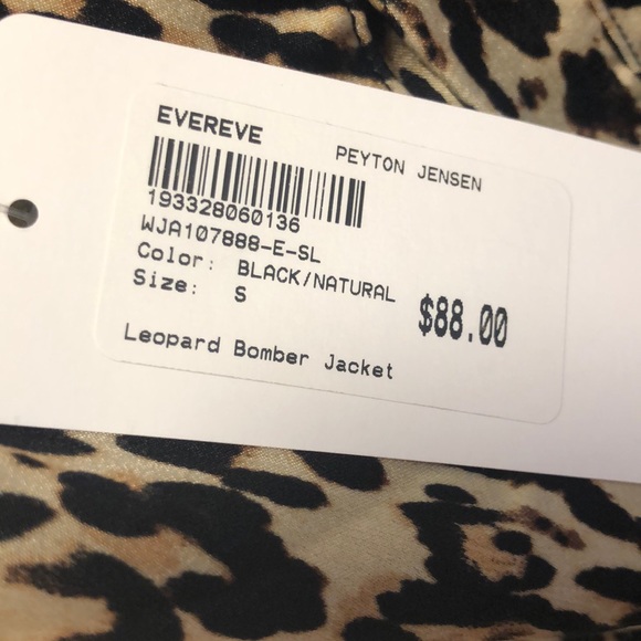 peyton jensen leopard bomber jacket